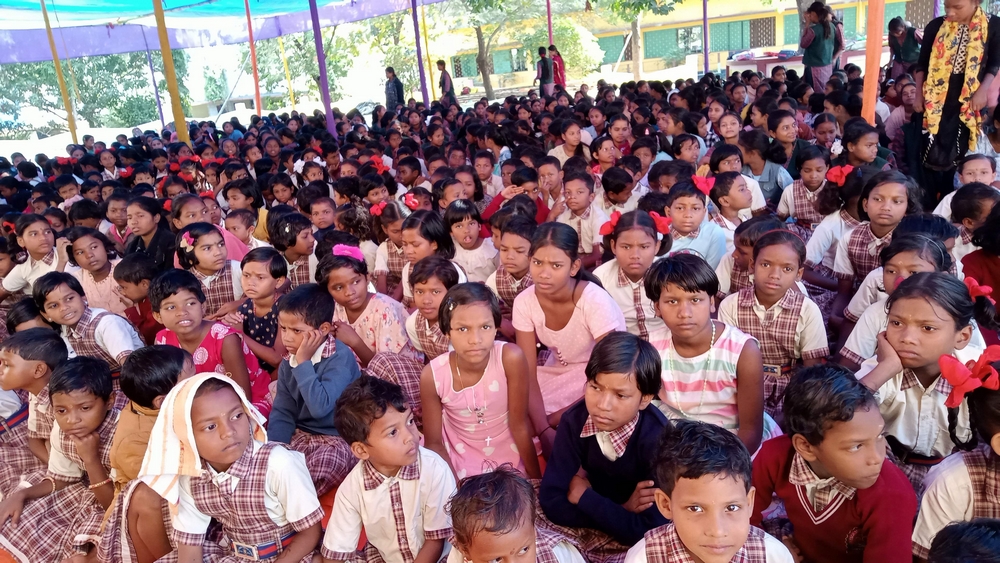 Schüler der Schule Sitapahar